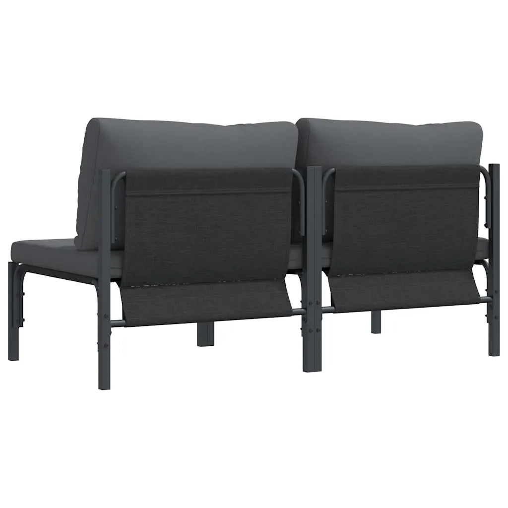 Mobili da Esterno 2 Pezzo Antracite 80 x 80 x 71 cm Acciaio 42009988