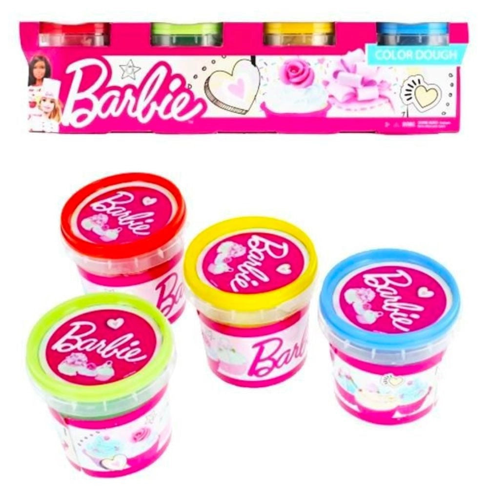 Trade Shop - Set Plastilina Di Barbie Pasta Modellabile Colorata Giochi Per Bambini Età 3+ -