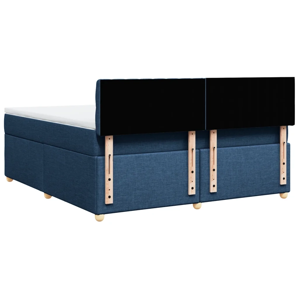Giroletto a Molle con Materasso Blu 180x200 cm in Tessuto 3286772