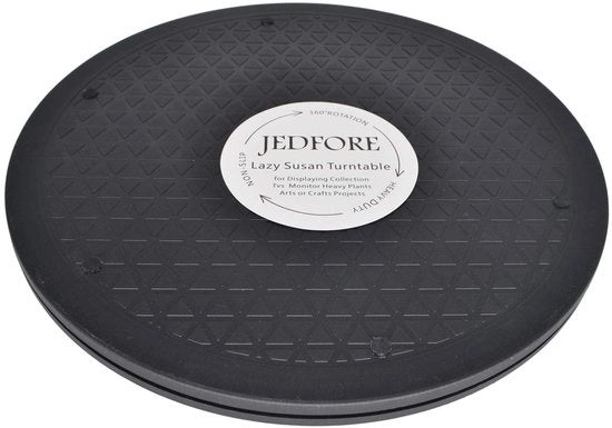 Tavolo girevole riciclabile 360° con cuscinetti a sfera in acciaio per grandi schermi TV e monitor computer Lazy Susan (30,5 cm)