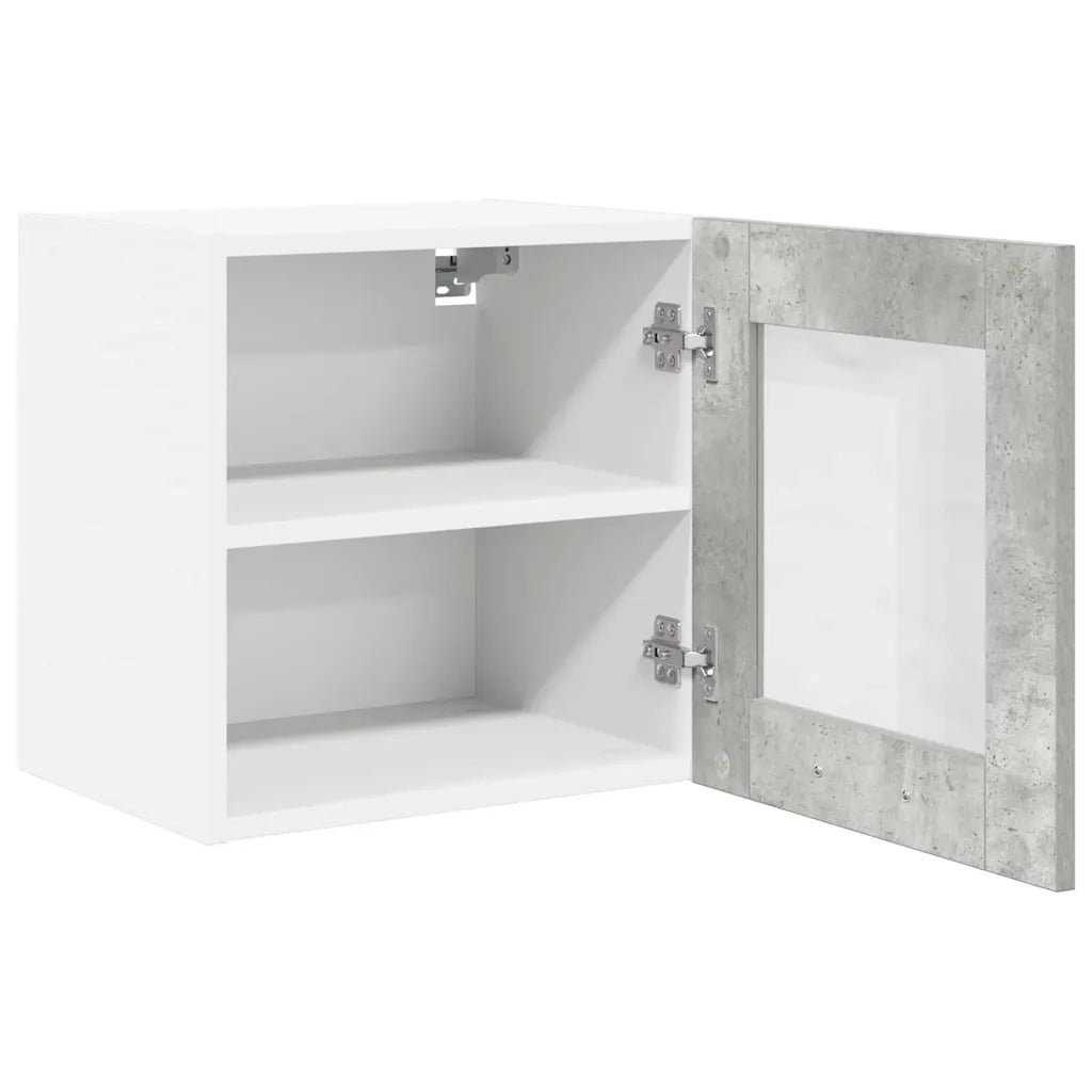 Armadio pensile | Mobile da Cucina Riga 2 pz Grigio cemento 40 x 31 x 40 cm