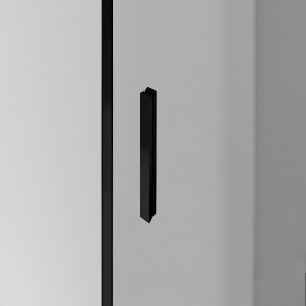 Box doccia angolare BASIC apertura al vertice 95x90 cm (90-95/85-90) oro vetro satinato