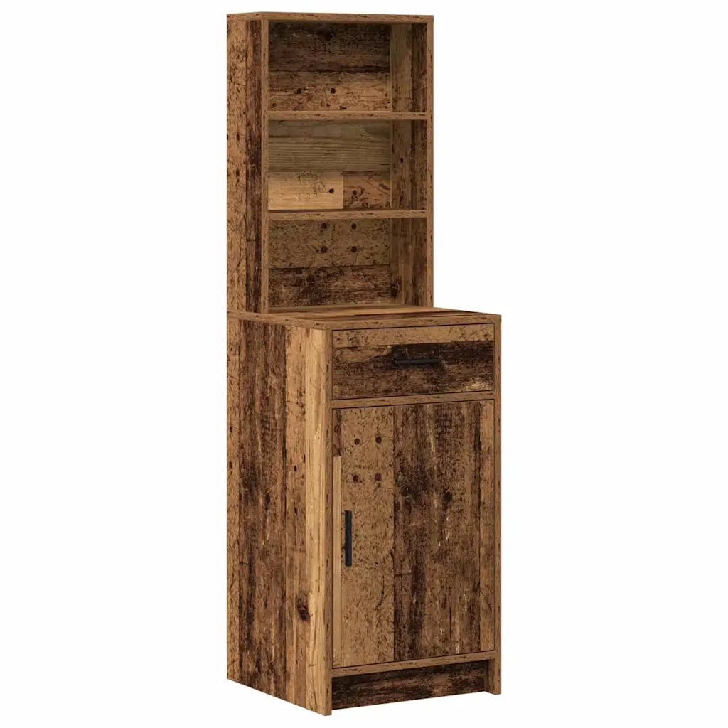 Set da tavolo da trucco con LED con porta 3 pcs Legno vecchio 3334297