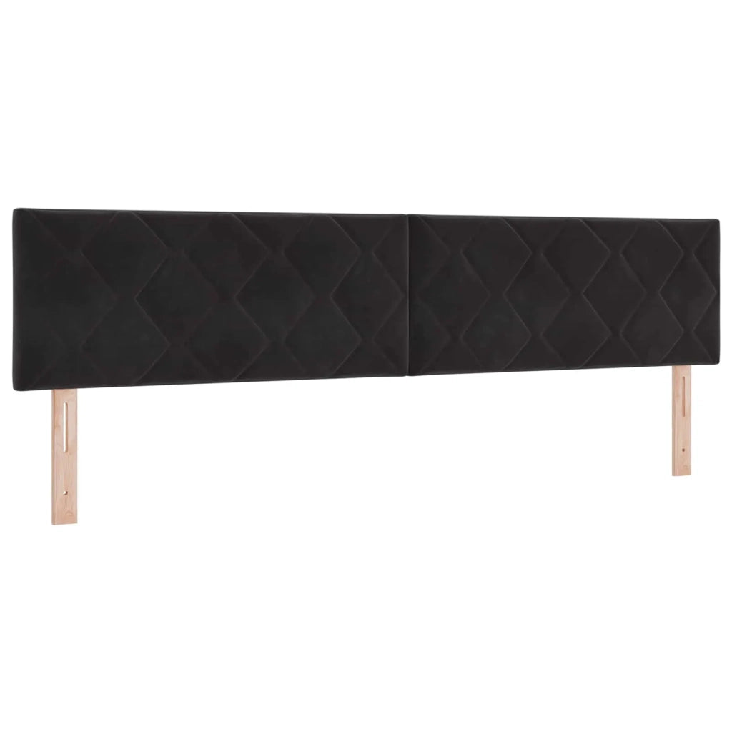 Letto Ottomano con Materasso e LED Nero 200 x 200 cm Velluto 3457358
