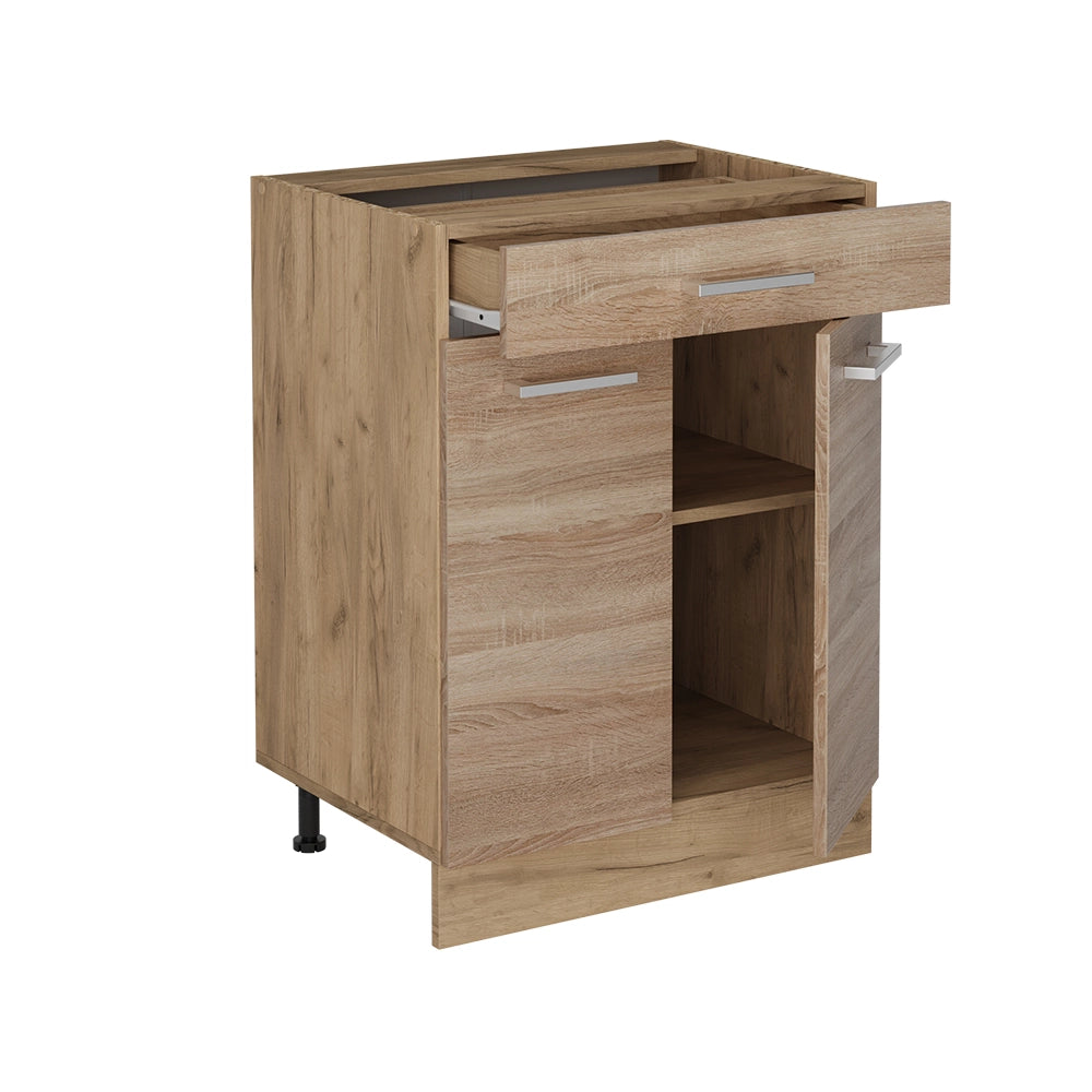 Vicco Mobiletto base per cucina Sonoma 60 cm PL Marmo