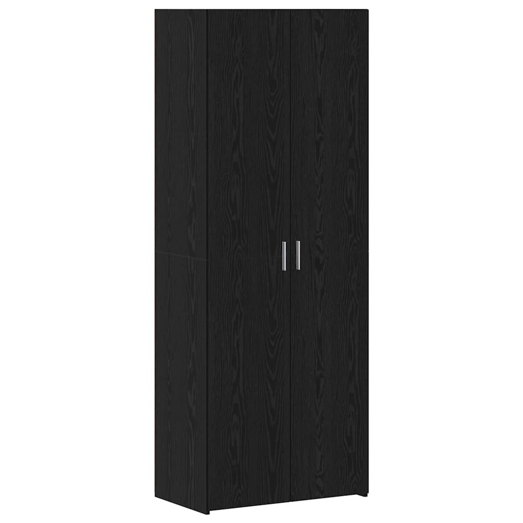 Armadio 3 pcs Rovere Nero