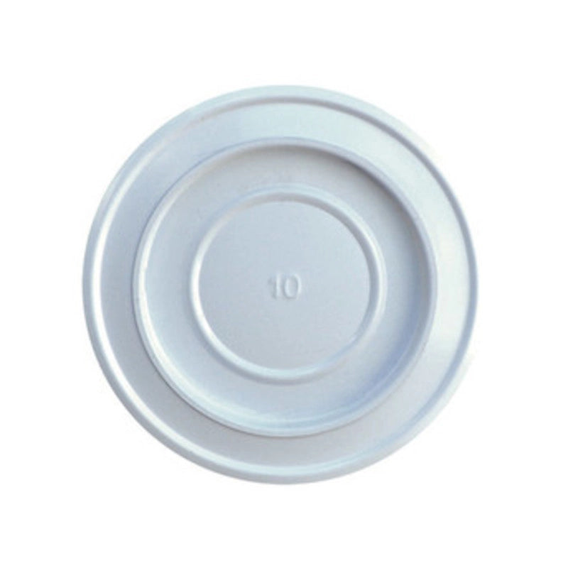 ROSONE P/TUBO DI STUFA D  8 CM BIANCO