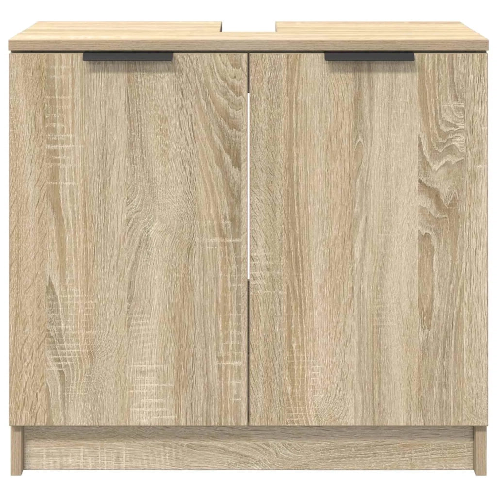 Mobile da Bagno | Armadio da bagno con porta Rovere Sonoma 64,5 x 33,5 x 59 cm