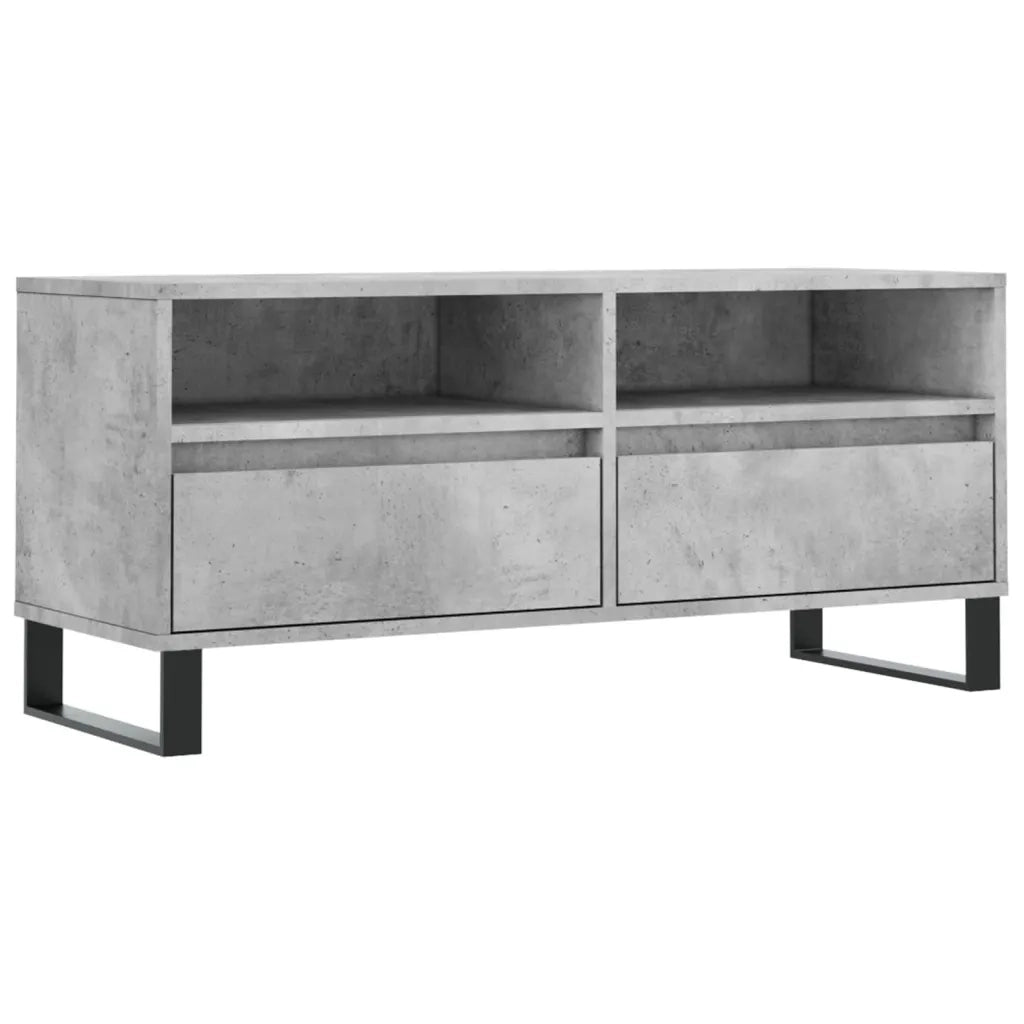 Mobile per TV | Armadietto TV | Mobile Porta TV Grigio Cemento 100x34,5x44,5 cm Legno Multistrato
