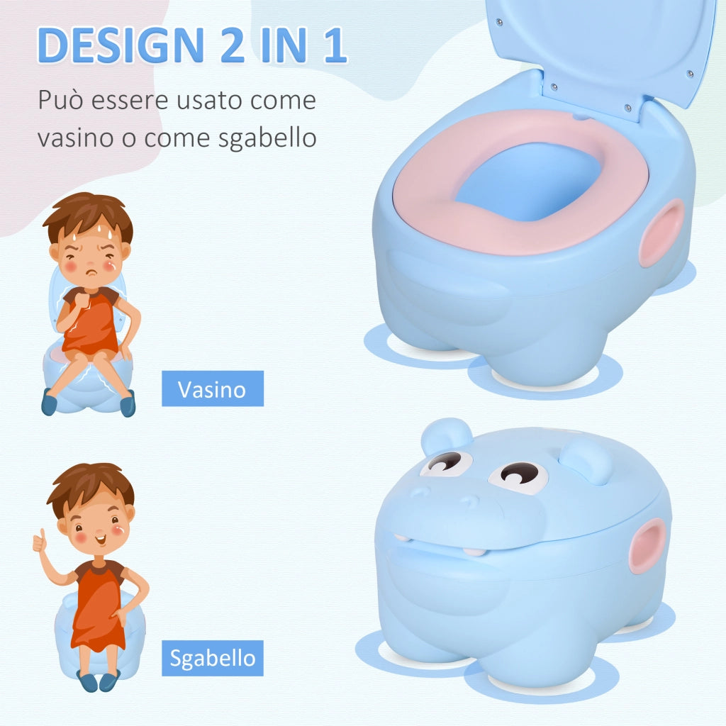 Vasino per Bambini Antiscivolo ¨C Zephmum ¨C Blu 40x30x23cm