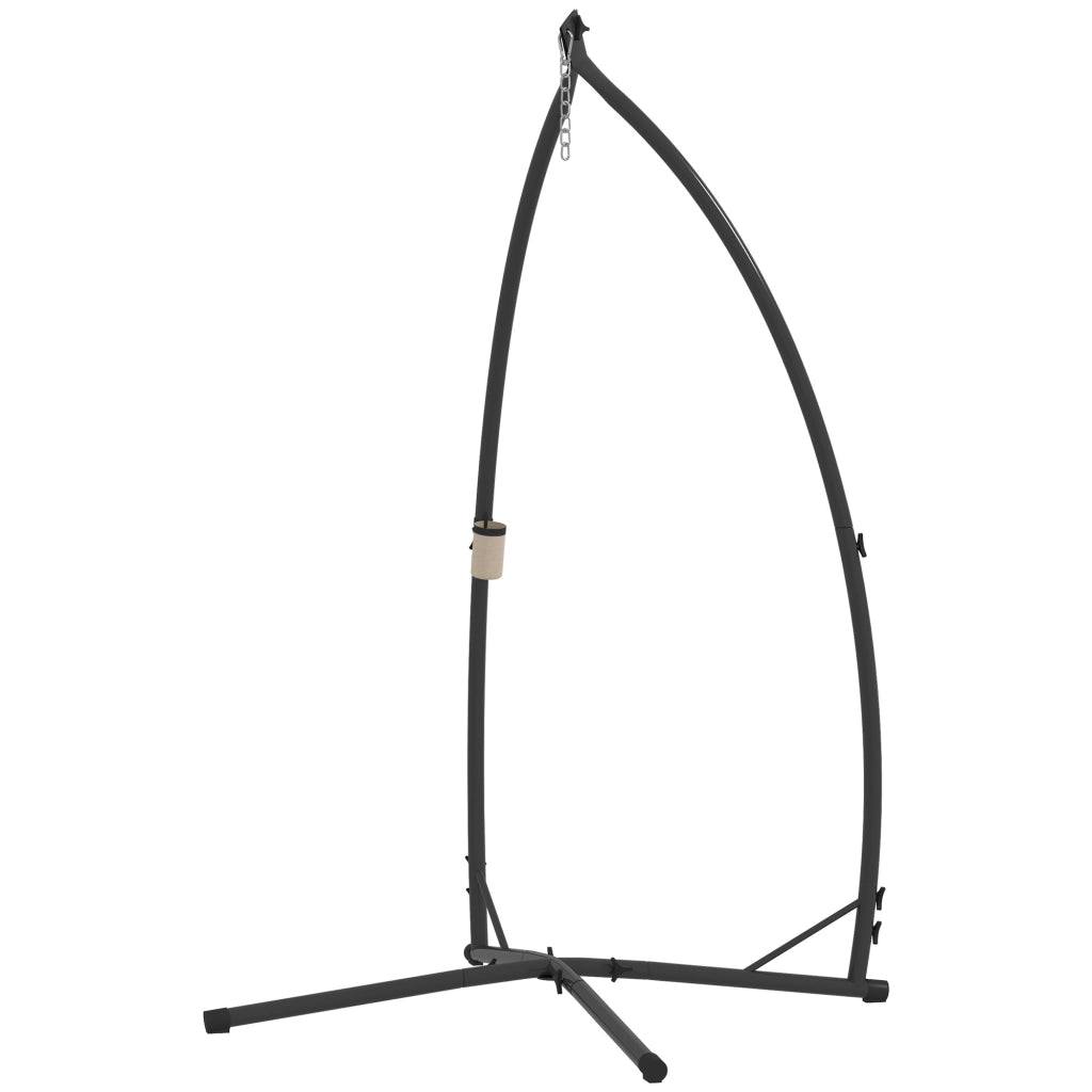 Sedia a Sospensione ¨C Minimal ¨C Nero, Acciaio