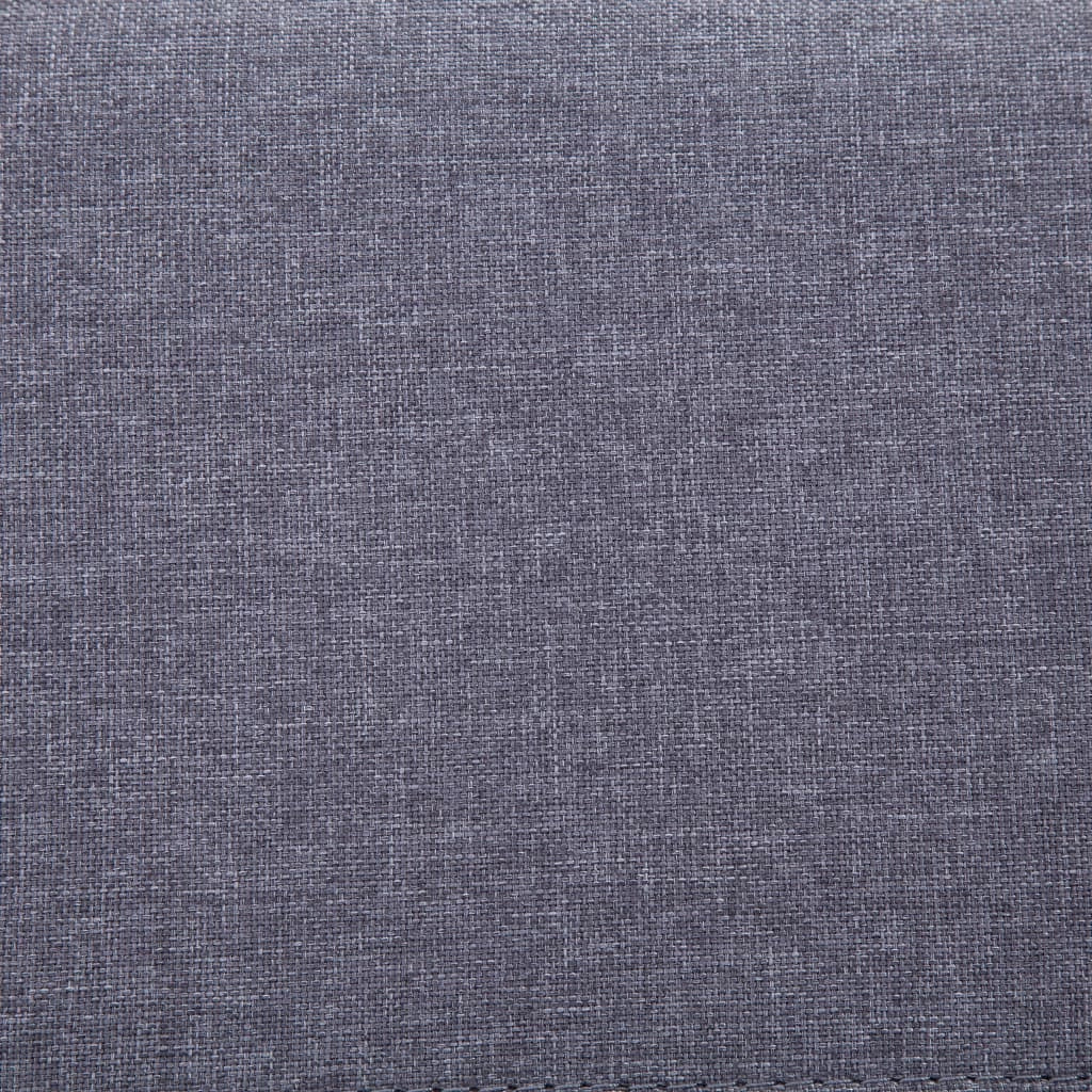 Panca con vano contenitore 116 cm poliestere grigio chiaro 02_0010878