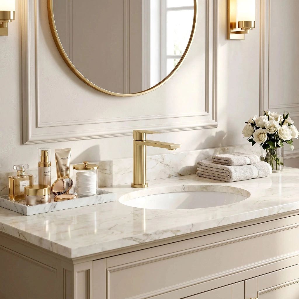 Rubinetto Da Bagno Rea Hunter Brush Gold Low