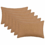 Federa 6 pcs HEERLEN Beige 50 x 80 cm Bouclé 911996
