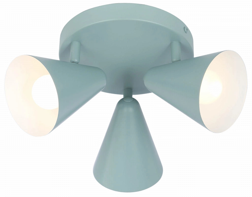 Plafoniera Candellux Amor 98-63328 grigia metallo 3xE14 34cm