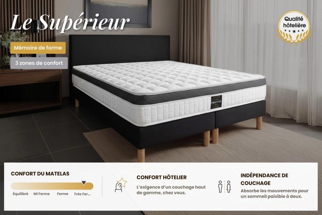 Set materasso e base 140x200 cm - Superior