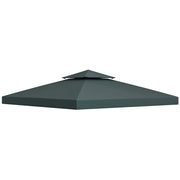 Tetto Gazebo 3x3m 2 Livelli ¨C Minimal ¨C Grigio Antracite