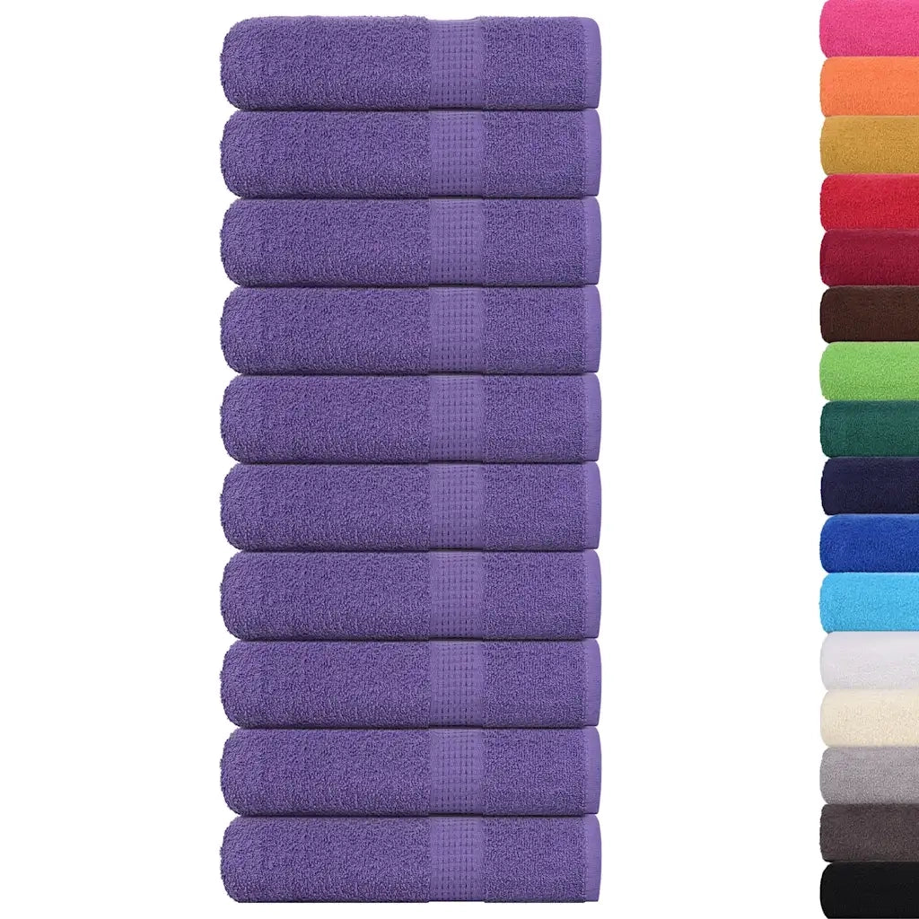 Asciugamani da doccia FROGN 10 pz | Teli per bagno Viola 70x140 cm 360 g/m2