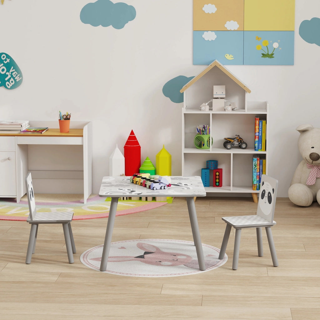 Tavolo e sedie per bambini ¨C Minimal ¨C grigio