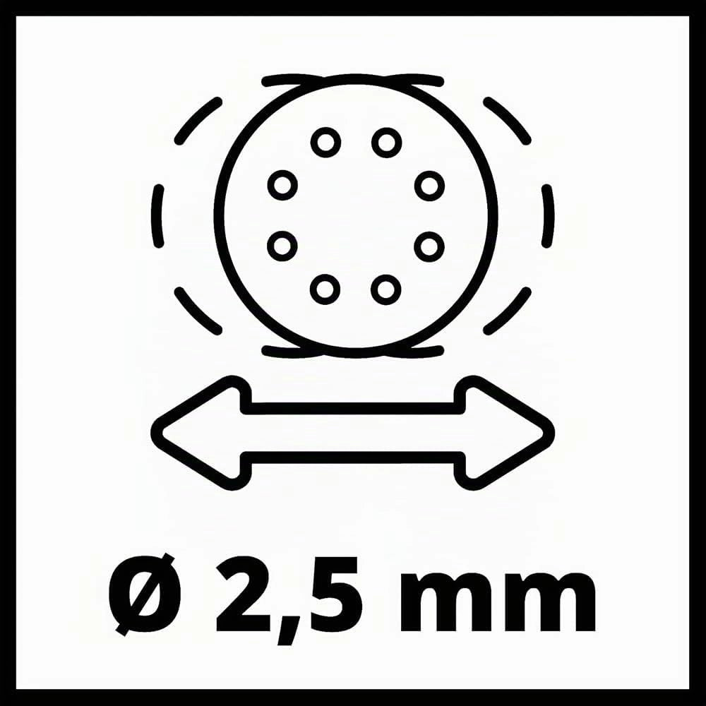 Levigatrice Rotorbitale Tcrs 425 e Einhell Volt 230 Watt 425 mm 125