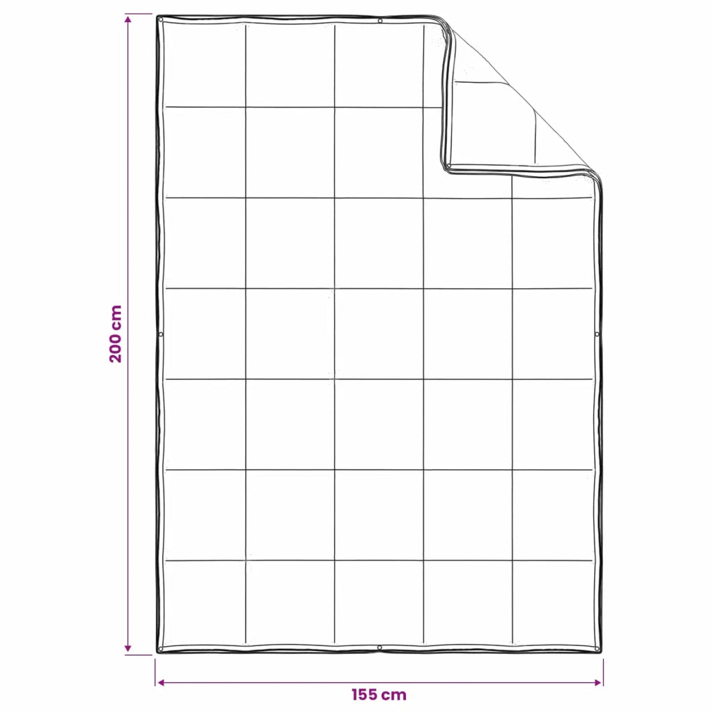Set di Piumoni Bianco 155 x 200 cm Cotone, Bambù, Poliestere 3431521