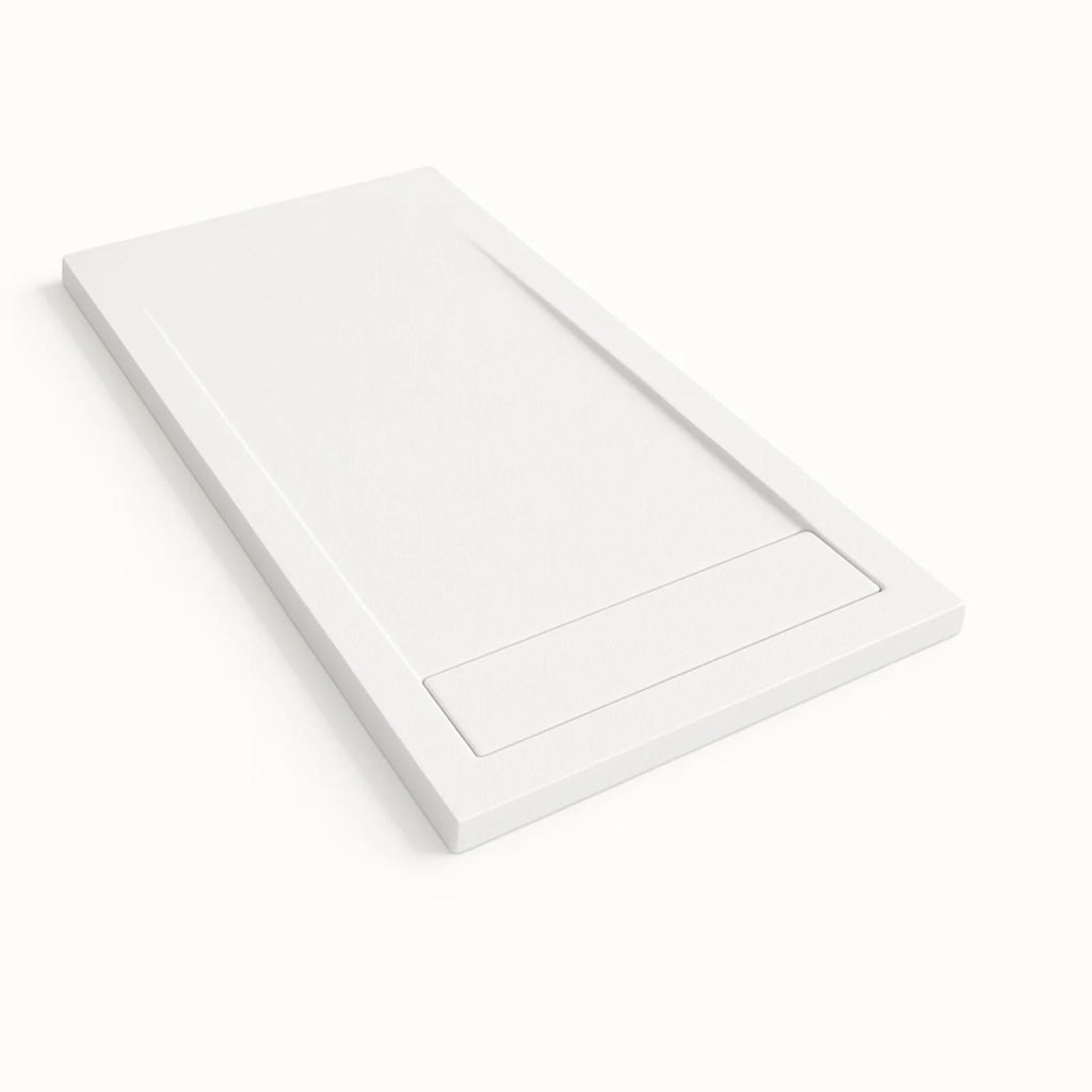 Piatto doccia Bidai con bordo 70X190 cm colore Bianco RAL 9003 griglia Bianca