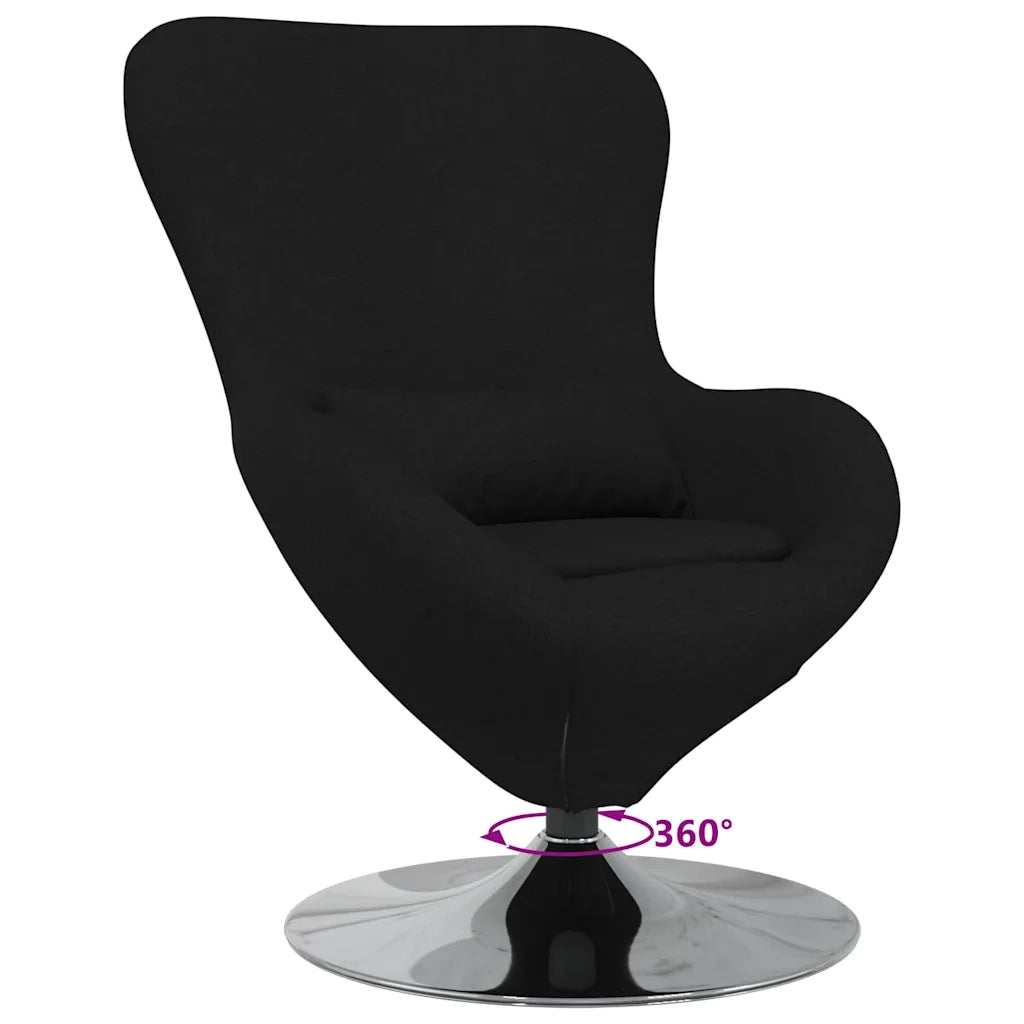 Poltrona uovo Nero 63 x 73 x 90 cm Tessuto 42002738