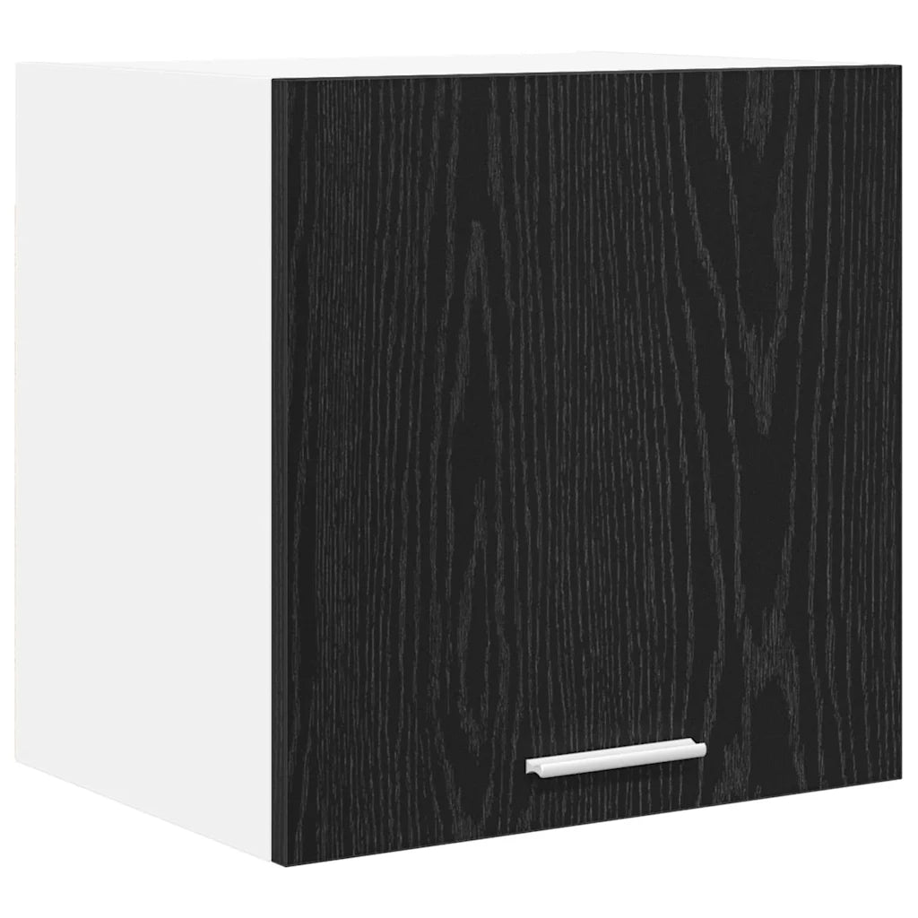 Armadio pensile con porta Rovere Nero e Bianco 40 x 31 x 40 cm 884132