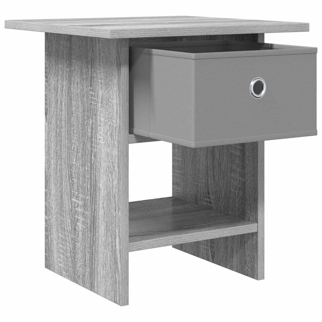 Comodino | Armadio da Notte | Mobiletto da notte Grigio Sonoma 41 x 40 x 45 cm Legno multistrato