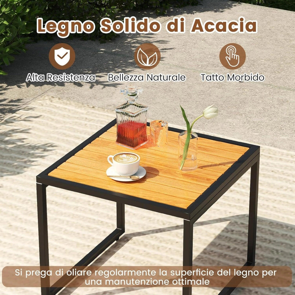 5 Pezzi Set da Esterno in Rattan PE, Set Mobili da Giardino con Cuscini, Sedie Poggiapiedi e Tavolino da Caffè, Poltrone Lounge Salvaspazio per Balcone, Piscina e Cortile