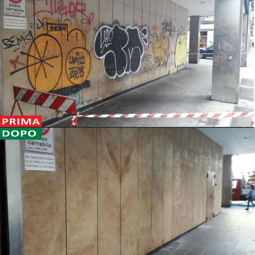 Detergente ecologico per rimozione graffiti eco 7g da 1 lt