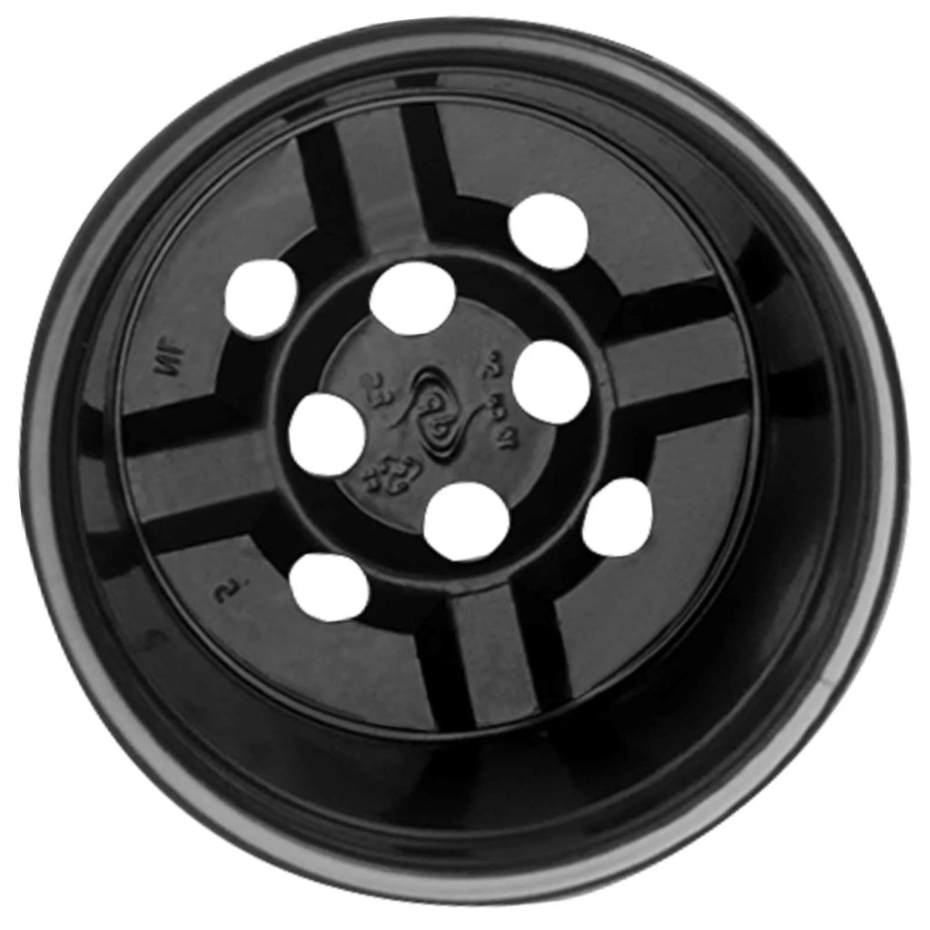 Fioriere | Cassetta per fiori | Vaso Rotondo per Fiori 100 pz Nero ? 10 x 8 cm Plastica