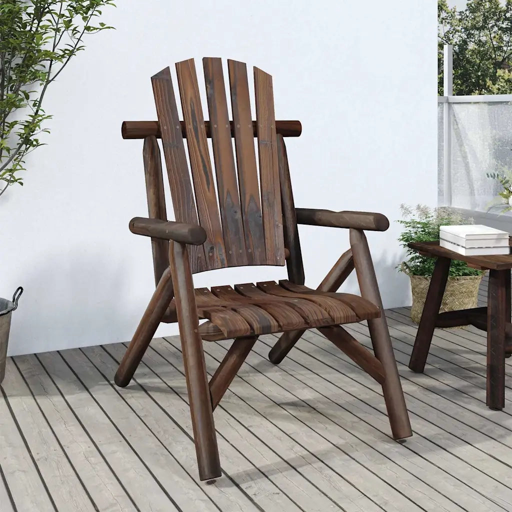 Sedia da Giardino 68x86x103 cm in Legno Massello di Abete Rosso CFW9524610