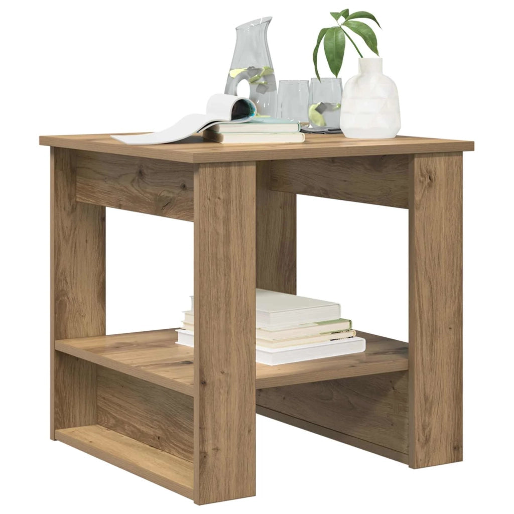 Tavolino da salotto Rovere artigianale 51 x 50 x 50 cm 8000203