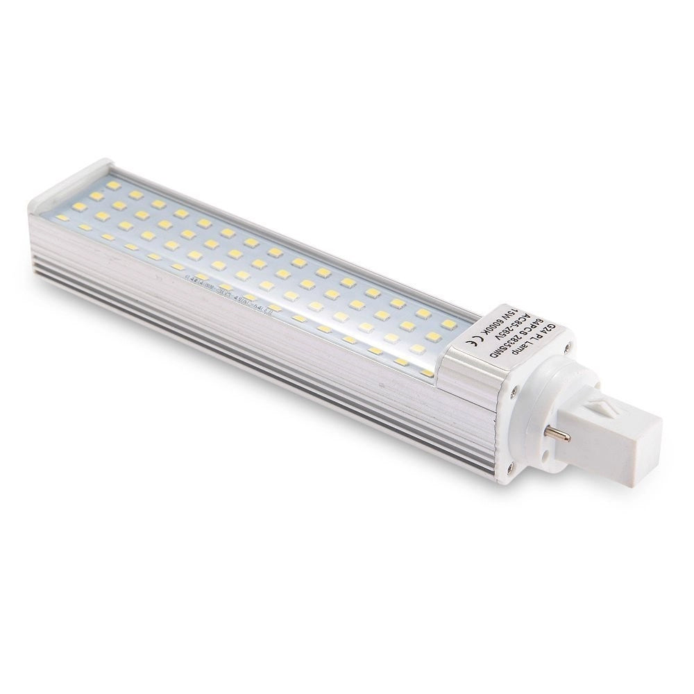 Trade Shop - Lampadina Lampada Faretto G24 Pl 15w 220v 60 Led Luce Bianco Freddo Caldo - -bianco Freddo      -