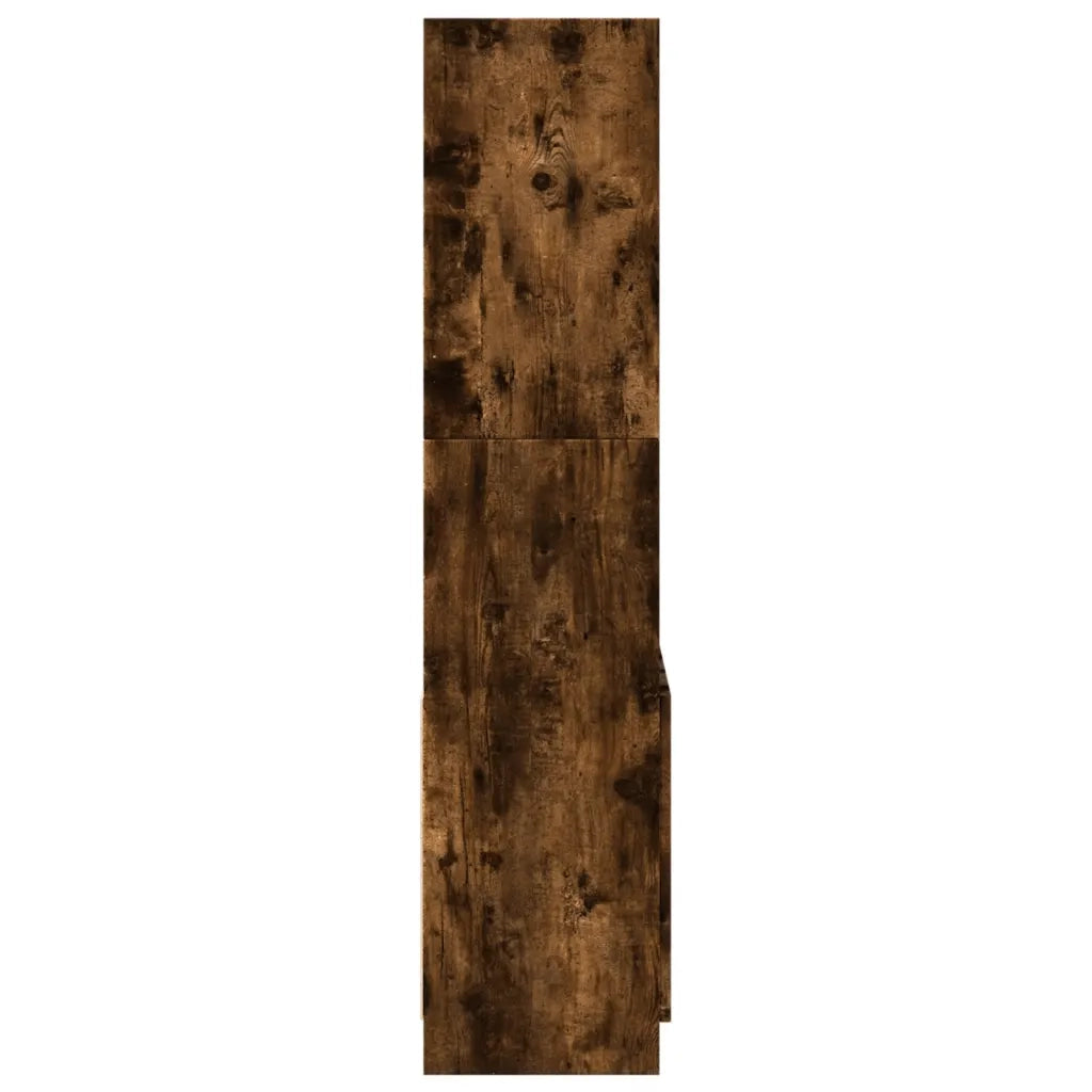Credenza Rovere Fumo 63x33x140 in Truciolato 855110