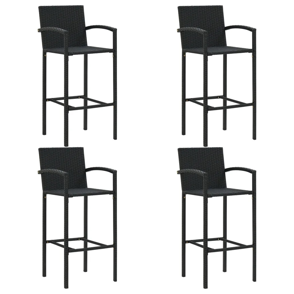 Set Bar da Giardino 5 pz Nero 3064870
