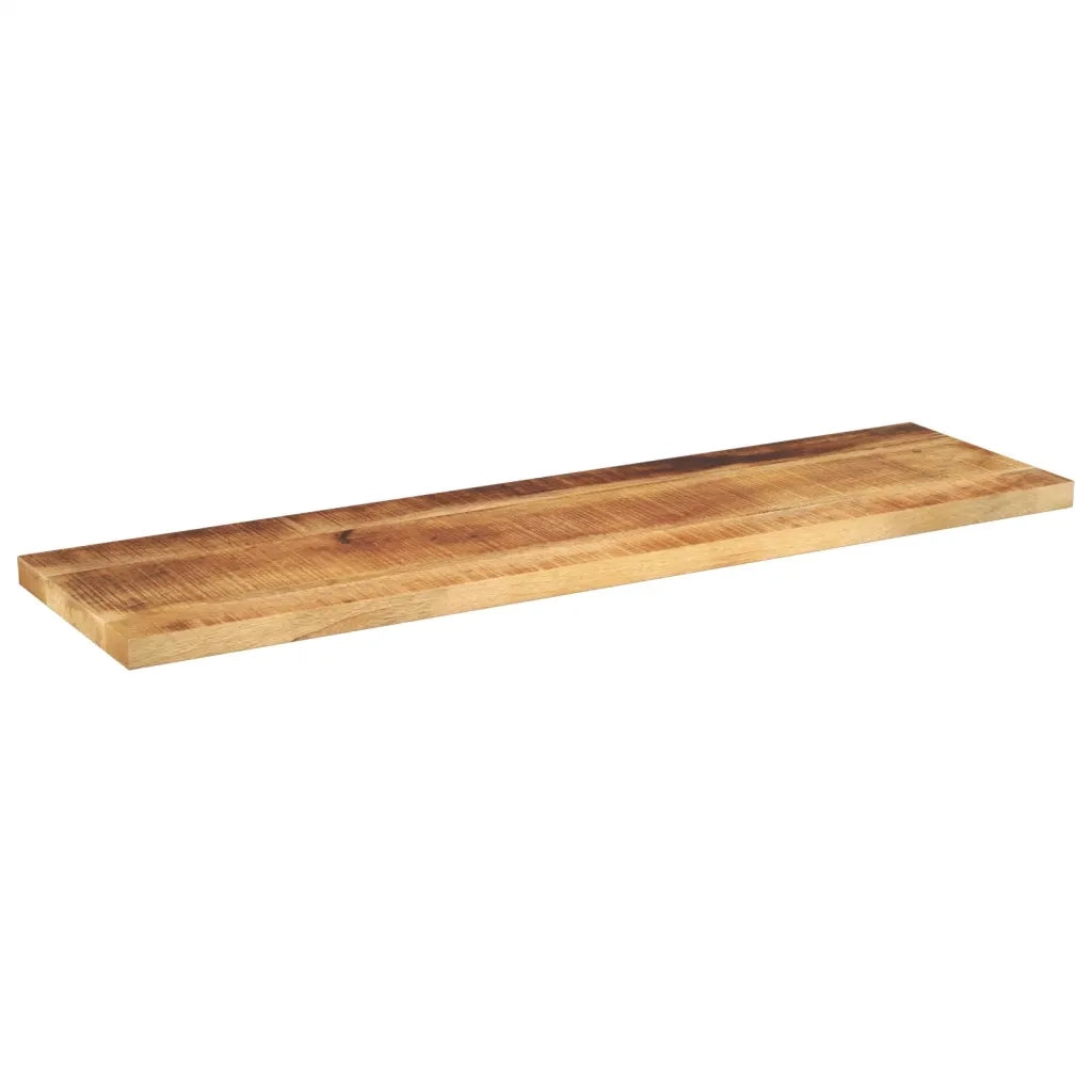 Piano per Tavolo 110x30x2,5cm Rettangolare Legno Mango Grezzo 371298