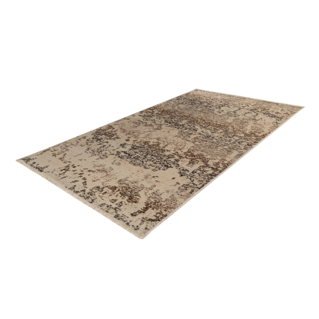 Tappeto Charu 200 Beige con effetto Vintage