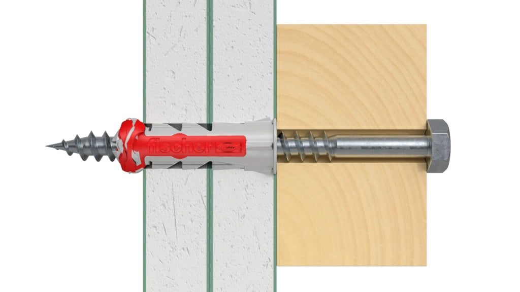 Tassello con Vite 8 S Vite Fischer Duopower 50 Pezzi Ø 8 x 40 5 x 50 mm