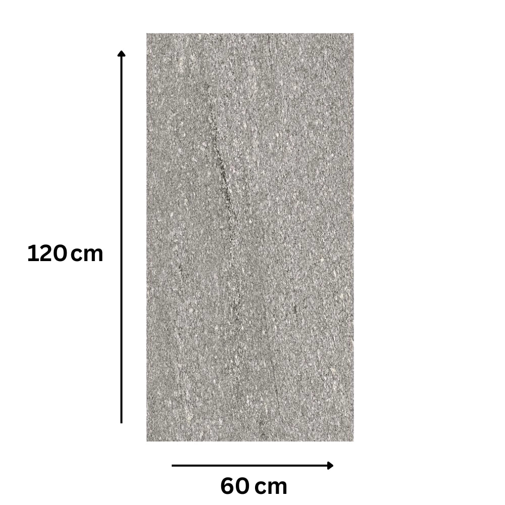 Piastrella gres porcellanato rettificata london grey s.agostino 60x120 cm 0,72m²