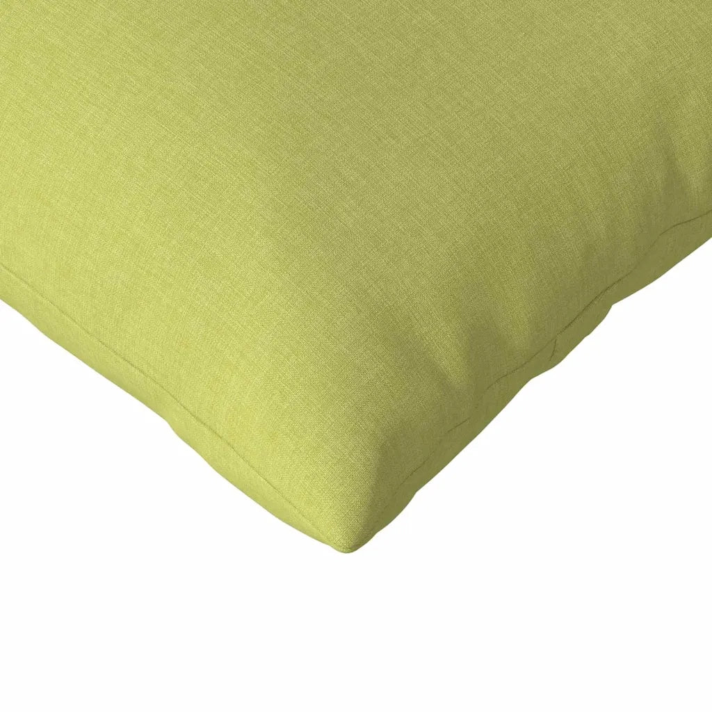 Cuscini da Divano 2 pz-Set di 2 Cuscini per Sofa Verde chiaro 200 x 40 cm Tessuto