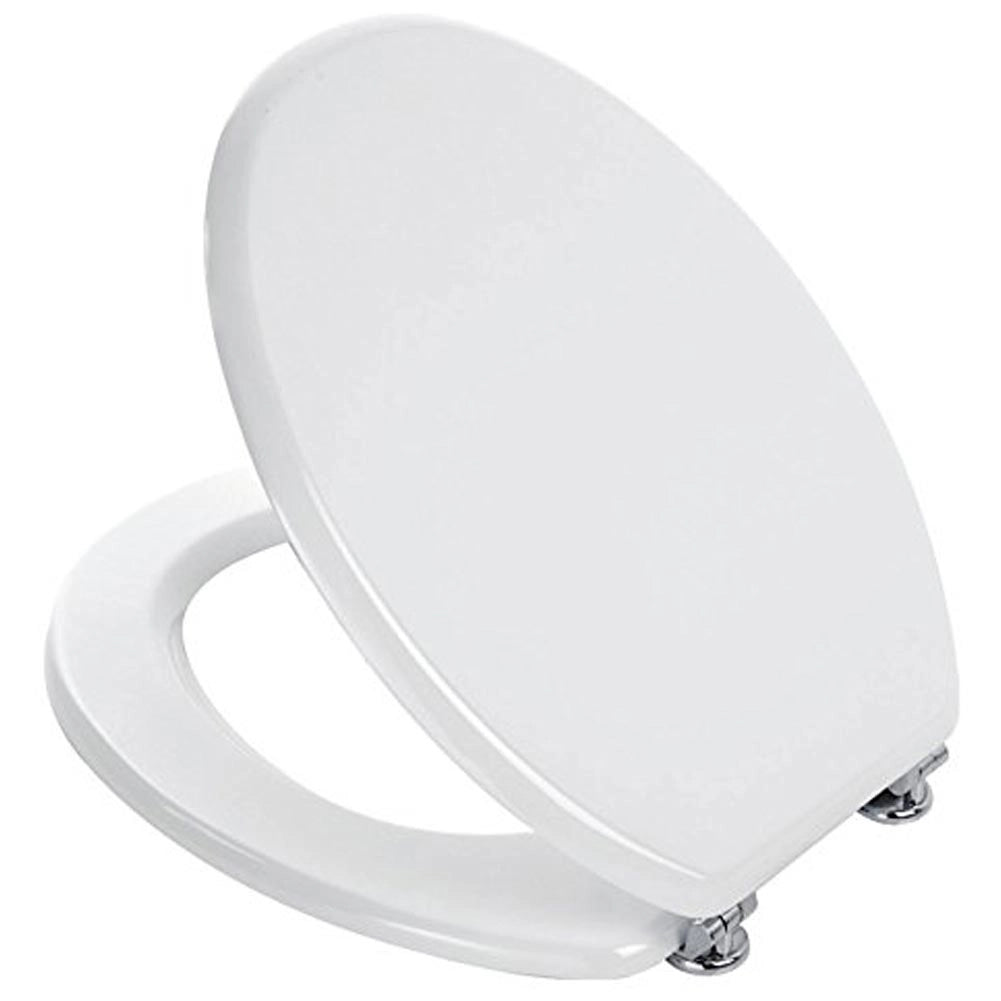 Copriwater Universale Copri WC in Legno MDF Bianco