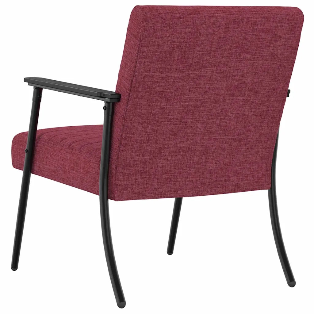 poltrona Rosso Vino 59 x 75 x 78 cm Tessuto 42017673