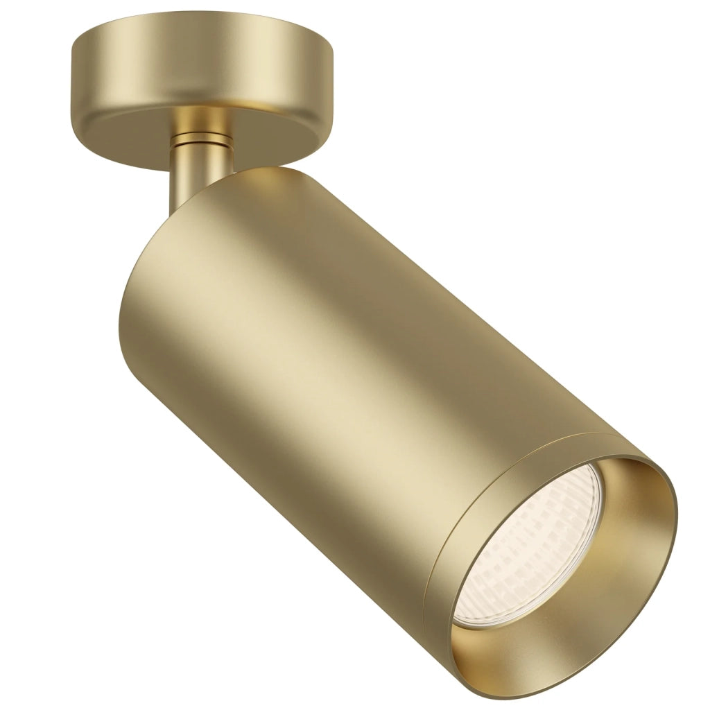 Maytoni Lampada da soffitto moderna Focus 1 luce GU10 oro metallo