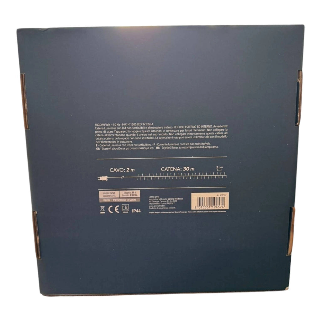 LUCI LED GHIACCIO 1500 LED PER ESTERNO