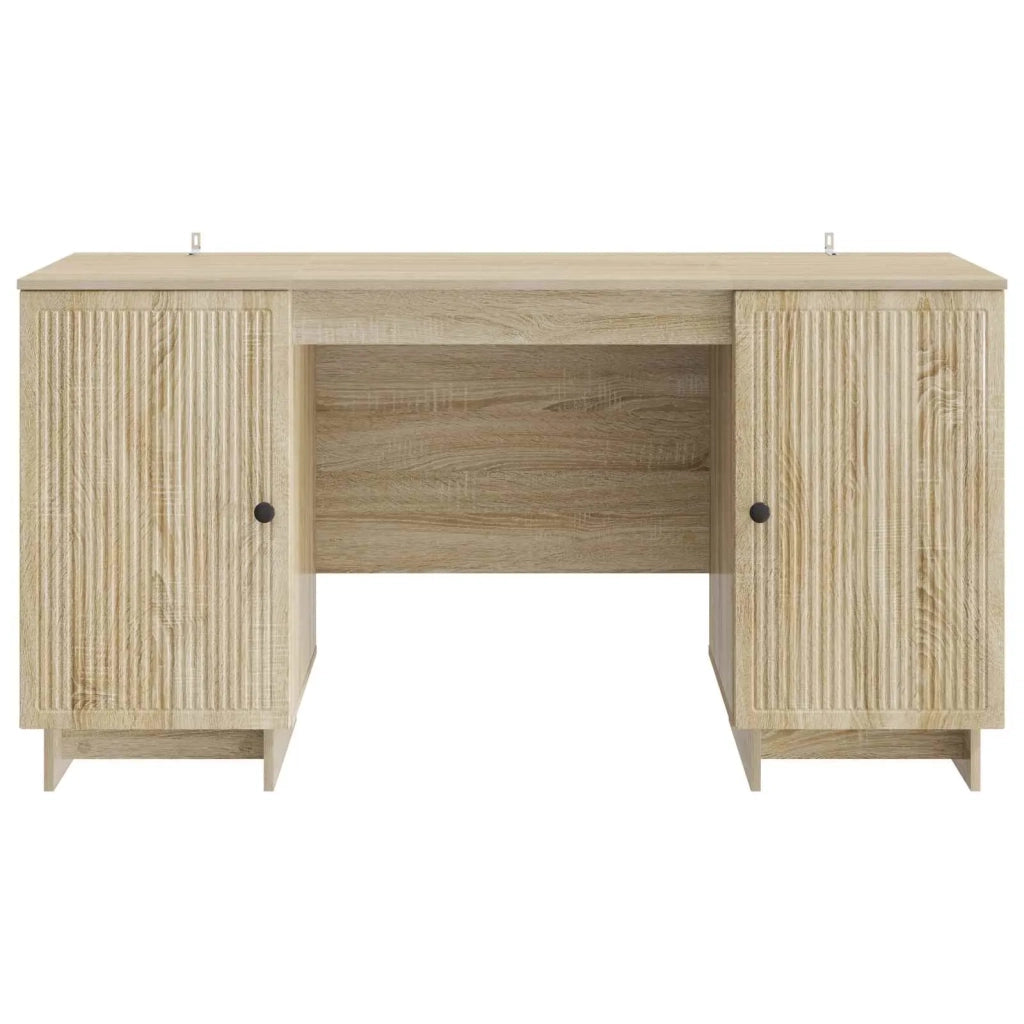 Scrivania | Tavolo da Ufficio Rovere Sonoma Legno ingegnerizzato 142,5 x 50 x 75 cm