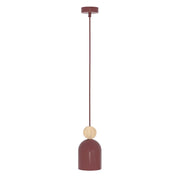 Lampada a sospensione MESI borgogna 1xGU10 Emibig