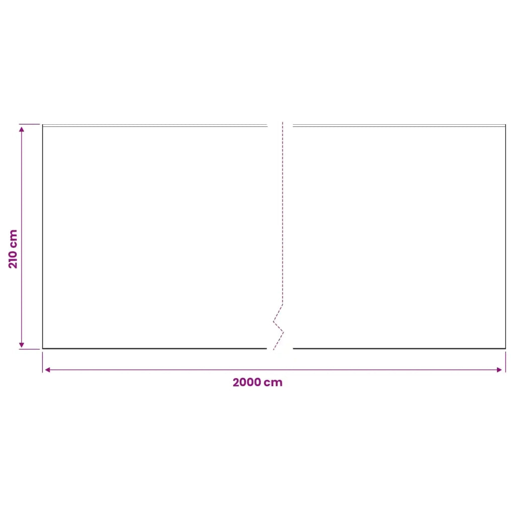 Telo per polvere con nastro adesivo 12 pz 210 x 2000 cm HDPE CFW8401959