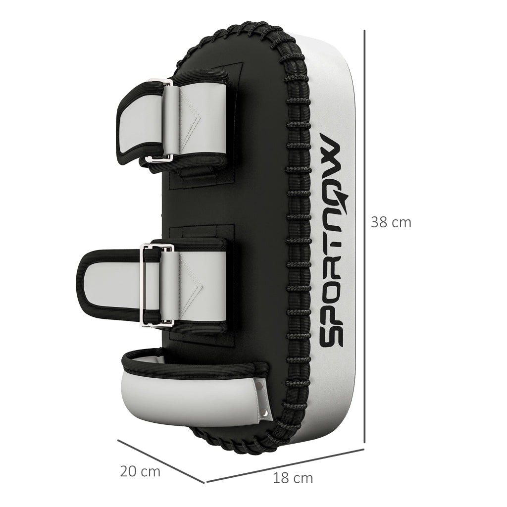 Parabordi Boxe e Muay Thai Imbottito per Braccio ¨C Xylo ¨C PU e EPE, 38x20x18 cm, Nero